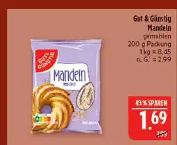 Marktkauf Gut & günstig mandeln gemahlen Angebot