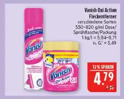 Marktkauf Vanish oxi action fleckentferner Angebot
