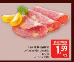 Marktkauf Tiroler käsewurst Angebot
