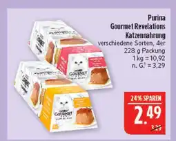 Marktkauf Purina gourmet revelations katzennahrung Angebot