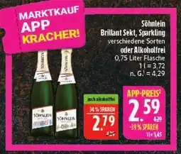 Marktkauf Söhnlein brillant sekt, sparkling Angebot