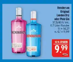 Marktkauf Henderson original london dry gin Angebot