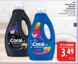 Marktkauf Coral farbschutz schwarz waschmittel Angebot