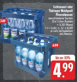 Edeka Lichtenauer mineralwasser Angebot