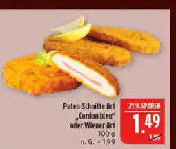 Marktkauf Puten-schnitte art 'cordon bleu' Angebot
