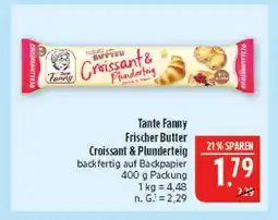 Marktkauf Tante fanny frischer butter croissant & plunderteig Angebot