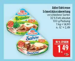 Marktkauf Adler edelcreme kräuter Angebot