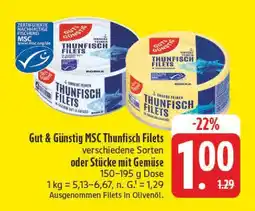 Edeka Gut & günstig msc thunfisch filets Angebot