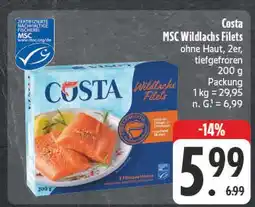Edeka Costa msc wildlachs filets Angebot