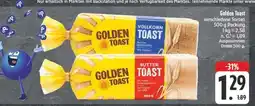 Edeka Golden toast vollkorn toast Angebot