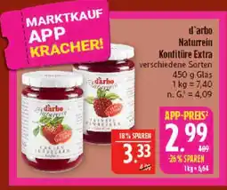 Marktkauf D'arbo naturrein konfitüre extra Angebot