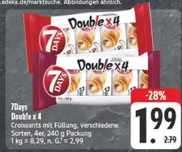 Edeka 7days double x 4 Angebot