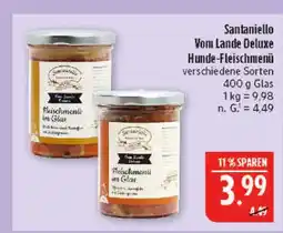 Marktkauf Santaniello von lande deluxe hunde-fleischmenü Angebot