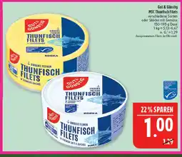 Marktkauf Gut & günstig msc thunfisch filets in sonnenblumenöl Angebot