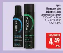 Marktkauf Syoss haarspray volume Angebot