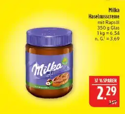 Marktkauf Milka haselnusscreme mit rapsöl Angebot