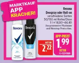 Marktkauf Rexona deospray Angebot