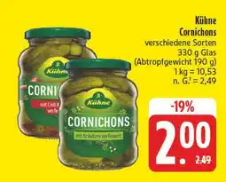 Edeka Kühne cornichons mit chili verfeinert Angebot