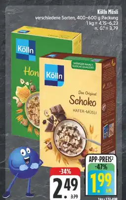 Edeka Kölln honig hafer-müsli Angebot