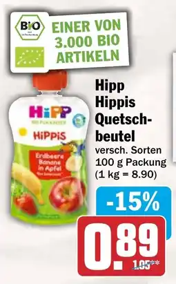 HIT Hipp Hippis Quetsch beutel Angebot