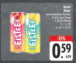 Edeka Rauch eistee peach Angebot