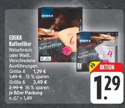 Edeka Edeka genuss kaffeefilter größe 4 Angebot