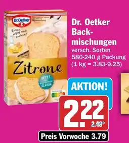 HIT Dr. Oetker Backmischungen Angebot