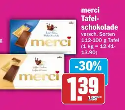 HIT merci Tafelschokolade Angebot