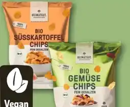 REWE Center Heimatgut Bio Gemüse Chips Angebot