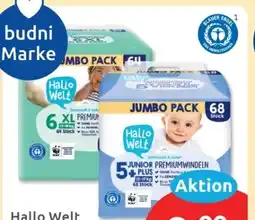 Budni Hallo Welt Premium Windeln Angebot