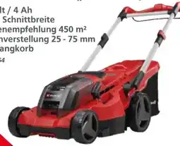 Globus Baumarkt Einhell Akku-Rasenmäher GP-CM 36/450 Angebot
