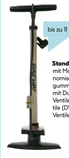 Hellweg Fischer Fahrrad Stand-Luftpumpe Angebot