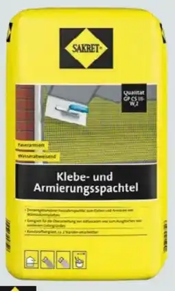 Globus Baumarkt Sakret Klebe- und Armierungsspachtel Angebot