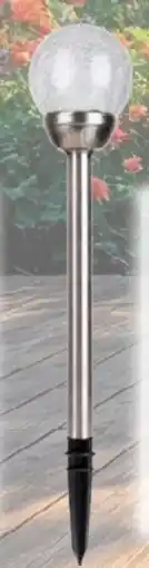 Globus Baumarkt LED Solarleuchte Kugel Angebot