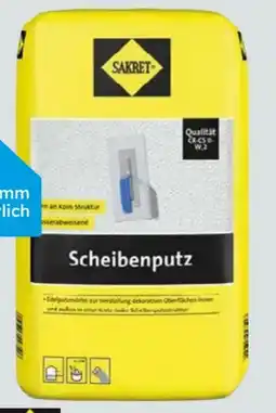 Globus Baumarkt Sakret Scheibenputz Angebot