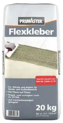 Globus Baumarkt Primaster Flexkleber Angebot