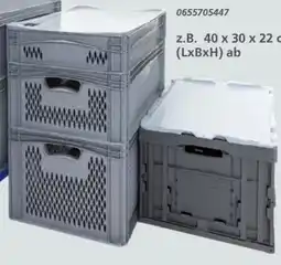 Globus Baumarkt System-Stapelboxen Angebot