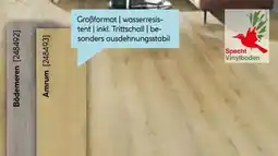 Hellweg Specht Holzprodukte Vinylboden SPC Deluxe Angebot