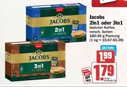 HIT Jacobs 2in1 oder 3in1 Angebot