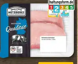 REWE Metzgerei Wilhelm Brandenburg Schweine-Schnitzel Angebot