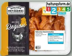 REWE Metzgerei Wilhelm Brandenburg Hähnchen-Geschnetzeltes Gyros-Art Angebot