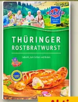 REWE Wolf Original Thüringer Rostbratwurst Angebot