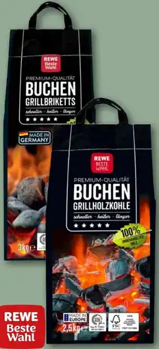 REWE Rewe Beste Wahl Buchen-Grillbriketts Angebot