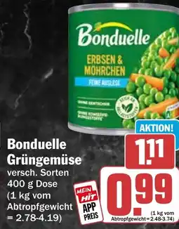 HIT Bonduelle Grüngemüse Angebot