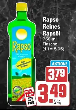 HIT Rapso Reines Rapsöl Angebot