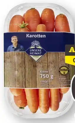 Scheck-in-Center Unsere Heimat Möhren Angebot