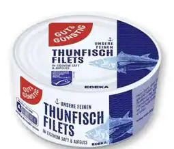 Scheck-in-Center Gut & Günstig Thunfischfilets in eigenem Saft Angebot
