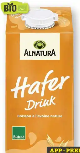 Scheck-in-Center Alnatura Bio Hafer Drink Natur Angebot