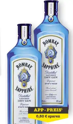 Scheck-in-Center Bombay Sapphire London Dry Gin Angebot