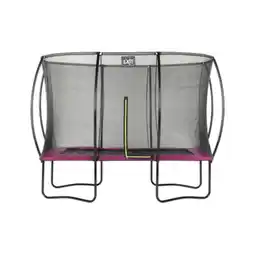 Netto Marken-Discount EXIT Silhouette Rechteckig 214x305cm (7x10ft) + Sicherheitsnetz Rosa Angebot